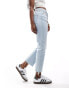 Фото #7 товара ASOS DESIGN cropped mid rise straight jean in bleach