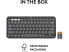 Фото #10 товара Logitech Pebble Keys 2 K380s, Multi-Device Bluetooth Wireless Keyboard with Cust