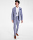 ფოტო #1 პროდუქტის Men's Slim-Fit Stretch Linen Solid Suit