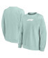 Фото #1 товара Women's Green Formula 1 Merchandise Mono Crest Fleece Pullover Sweatshirt