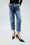 Z1975 selvedge relaxed fit high-waist jeans