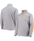 Фото #1 товара Men's Gray Tennessee Volunteers Terminal Tackle Fleece Raglan Omni-Shade Quarter-Zip Jacket