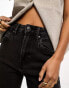 Фото #3 товара Stradivarius Petite slim mom jean with stretch in black