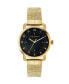 Фото #1 товара Наручные часы Rae Dunn Women's Quartz Black Alloy Bracelet Watch 30mm