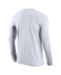 Men's White Missouri Tigers Mizzou Kansas City Long Sleeve Shooting T-shirt