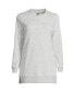 ფოტო #2 პროდუქტის Petite Serious Sweats Crewneck Long Sleeve Sweatshirt Tunic