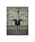 Фото #1 товара Fab Funky Ostrich and Pearls, Full Canvas Art - 36.5" x 48"