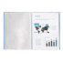 Фото #1 товара LIDERPAPEL Showcase folder 20 polypropylene covers DIN A4 opaque light blue