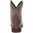 Фото #5 товара Justin Boots Gemma Embroidery 8" Round Toe Cowboy Womens Brown Casual Boots GY9
