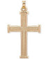 ფოტო #1 პროდუქტის Cross Pendant in 14k Yellow Gold