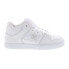 Фото #1 товара DC Pure Mid ADYS400082-WGY Mens White Leather Skate Inspired Sneakers Shoes