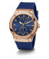 Фото #5 товара Часы Guess Multi-Function Blue Silicone45mm