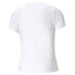 Puma Classics Fitted Crew Neck Short Sleeve T-Shirt Womens White Casual Tops 599