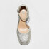 Фото #2 товара Women's Bianca Rhinestone Platform Pumps - Wild Fable Silver 8