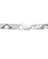 ფოტო #4 პროდუქტის Men's Polished Link Bracelet in Sterling Silver