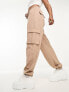 Фото #5 товара Noisy May cargo trousers with pocket details in taupe