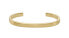 Open solid gold plated bracelet JF04557710