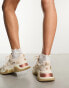 Steve Madden Kingdom-E chunky trainers in cream and rose