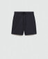 ფოტო #1 პროდუქტის Men's Technical Fabric Drawstring Bermuda Shorts