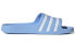 Фото #3 товара adidas Adilette Aqua Slides 女款 蓝白色 拖鞋 / Сланцы Adidas Adilette Aqua Slides для спорта и отдыха,
