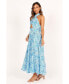 ფოტო #4 პროდუქტის Women's Clover Halterneck Maxi Dress