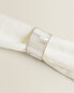 Фото #6 товара Mother-of-pearl napkin rings (pack of 4)