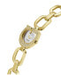 ფოტო #5 პროდუქტის Women's Analog Gold-Tone Steel Watch 22mm