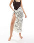 4th & Reckless delphine stripe sarong in multi