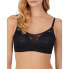 Фото #1 товара Le Mystere 289627 Womens Stretch Lace Wireless Bra Black Size 34 D