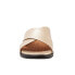 Фото #3 товара Softwalk Tillman S1502-710 Womens Gold Narrow Leather Slides Sandals Shoes