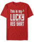 Star Trek Men's The Original Series Lucky Red Shirt Short Sleeve T-Shirt Красный, L - фото #1