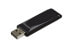 Фото #1 товара Verbatim Slider - USB Drive 32 GB - Black - 32 GB - USB Type-A - 2.0 - 10 MB/s - Slide - Black