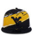 Men's Navy West Virginia Mountaineers Tear Trucker 9FIFTY Snapback Hat