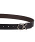 Men's Monogram Buckle Reversible Leather Belt