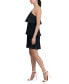 Фото #3 товара Women's One-Shoulder Pleated Tiered Dress
