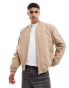 Фото #4 товара ASOS DESIGN oversized bomber jacket in washed stone