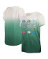 Фото #1 товара Big Girls Green Green Bay Packers Multi Logo Ombre V-Neck T-shirt