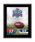 Фото #1 товара Dallas Cowboys vs. Buffalo Bills Super Bowl XXVII 10.5" x 13" Sublimated Plaque