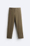 Фото #7 товара Костюмные брюки из высокотехнологичной ткани ZARA