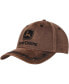 Men's Brown John Deere Classic Oil Skin Adjustable Hat