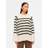 OBJECT Ester sweater Sandshell / Stripes Black, L - фото #2