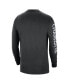 ფოტო #2 პროდუქტის Men's Black Charlotte Hornets Courtside Max 90 Vintage-Like Wash Statement Edition Long Sleeve T-shirt