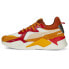 Фото #3 товара Puma Motu X RsX Lace Up Mens Orange Sneakers Casual Shoes 38856101