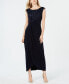 ფოტო #1 პროდუქტის Petite Soutache Faux-Wrap Gown