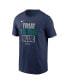 ფოტო #3 პროდუქტის Men's Navy Seattle Mariners Rally Rule T-shirt