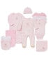 Baby Girls Sweet Bear Hat and Gown, 2 Piece Set