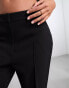 Фото #2 товара Forever New Selena pintuck tailored flare trouser in black