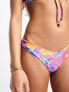Фото #5 товара Kulani Kinis V cheeky bikini bottom in Sapphire Sun floral print