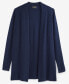 Фото #10 товара Women's 100% Cashmere Duster Sweater, Regular & Petites, Created for Macy's