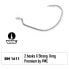 Фото #3 товара FIIISH Black Minnow Krog Premium VMC X-Strong Texas Hook 2 units